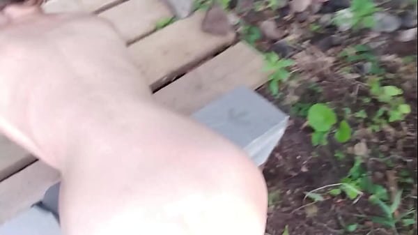 Stepsister’s buttocks stuffed with my cum at the lake