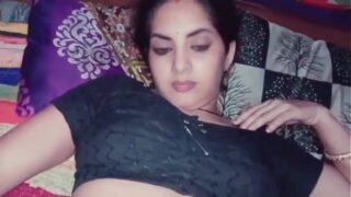 desi stepsis took her stepbro room for a night where he want to sleep with boiling girl stepsister in Hindi